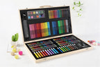 Art Supplies, 180 Piece Deluxe Wooden Art Set Crafts Drawing Painting Kit, Creative Gift Box for Teens Adults Artist Beginners, Art Kit, Art Supplies
