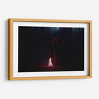 Canvas Lab | Witchcraft by Pale Blood | 48 x 32 in | Canvas Print Wall Art | Illustrations, World Culture, Silhouettes, Fantasy, Rural scenery, Villains, Halloween, Sci-Fi and Fantasy Movies, Thriller