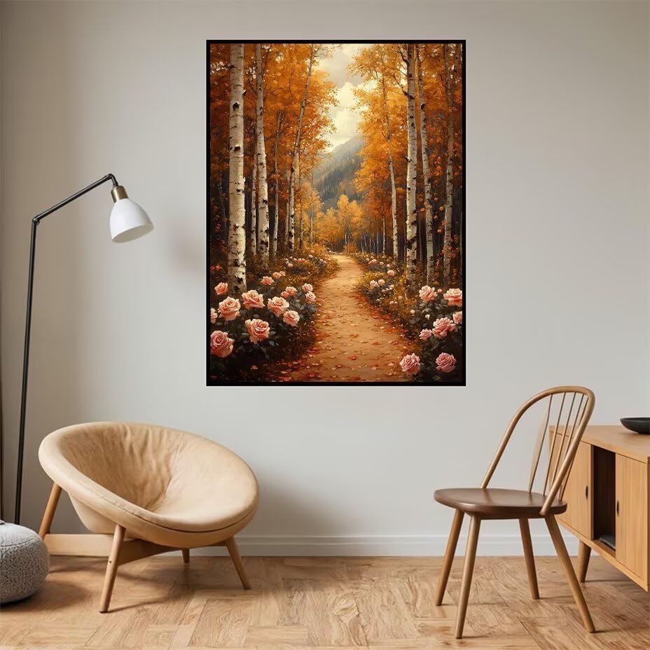 Diamond Painting Kit for Adults Flower Diamond Paintings 35x47 Inch W-S4A8X