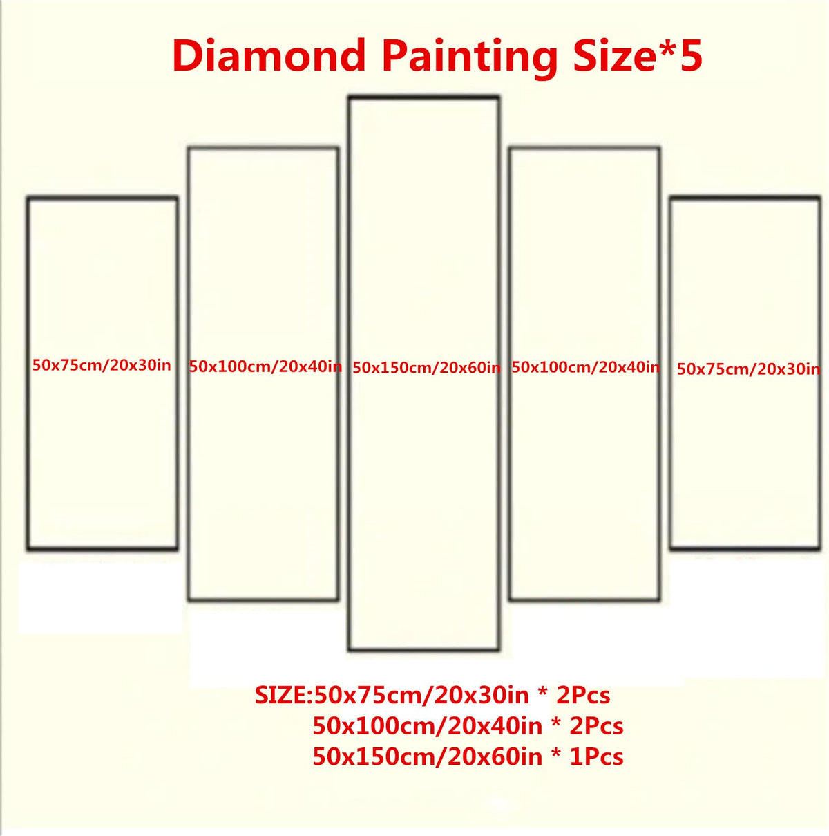 Diamond Art Plum Blossom Snow Diamond Painting 5 Panel Large Diamond Painting Kits, Paint by Numbers Kit for Adults Beginners Arts & Crafts for Home Wall Art Painting Decor 250x150cm/100x60in E-7411