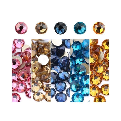 14400 Flat Back Gems Round Crystal Rhinestones