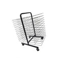 26 Tier Mobile Art Drying Rack Removable Metal Shelves,Lockable Wheels Space-Saving Storage for Classrooms,Studios,and Craft Rooms