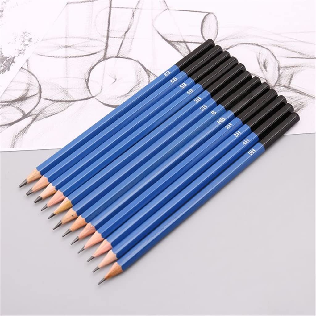 24pcs Professional Sketching Drawing Art Tool Kit Graphite Charcoal Pencils Eraser Craft Painting Set