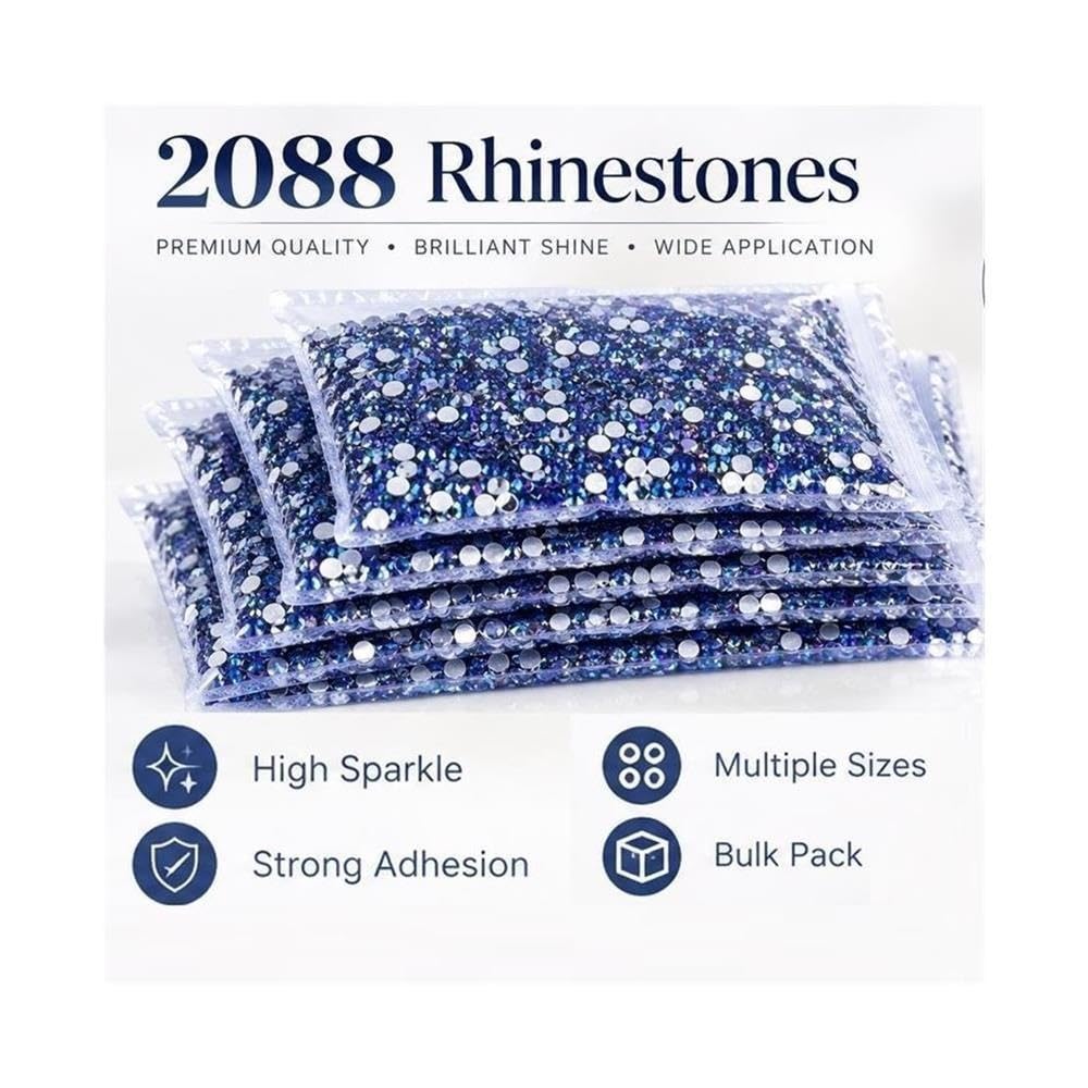 14400 Flat Back Gems Round Crystal Rhinestones
