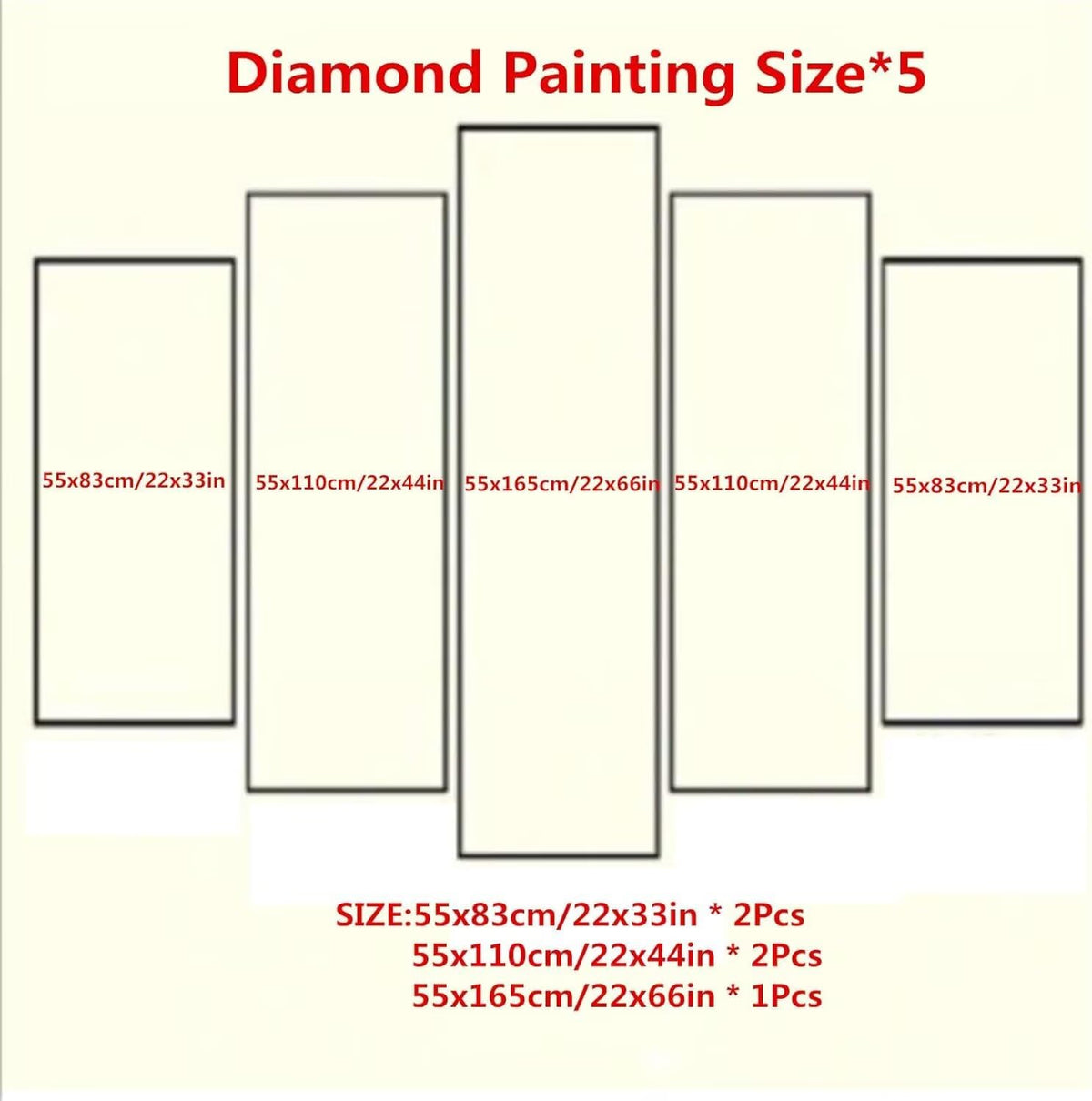 Diamond Painting Forest Tree 5 Panel Diamond Art Kits for Adults, 5D DIY Full Drill Rhinestone Embroidery Paintings, Cross Stitch Crystal Art Paint by Numbers Crafts, Home Decor 109x65in q-10295
