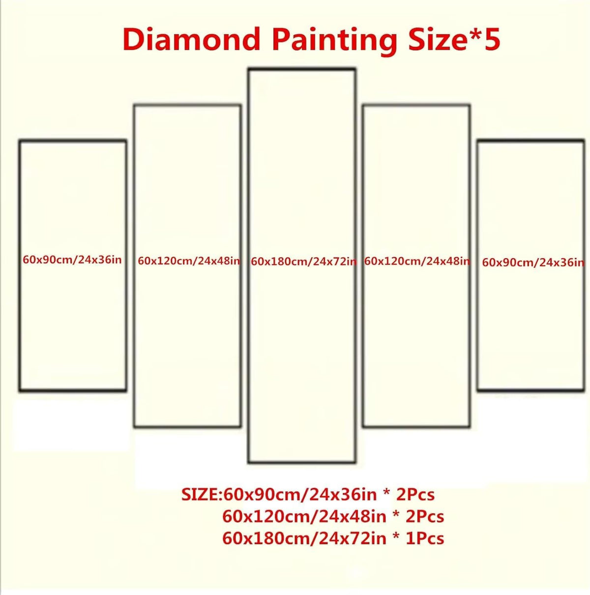 5 Pack Diamond Painting Kits Grassland Tractor Large Diamond Painting Kits for Adults, Crystal Gems Arts and Crafts, DIY Full Drill Embroidery Paintings for Home Wall Decor 300x180cm/120x78in q-9328