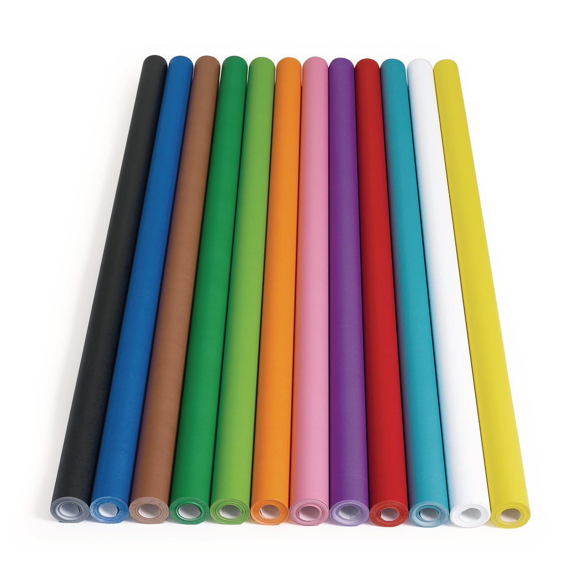 Colorations Prima-Color Fade-Resistant Paper Roll, Set of 12 Colors