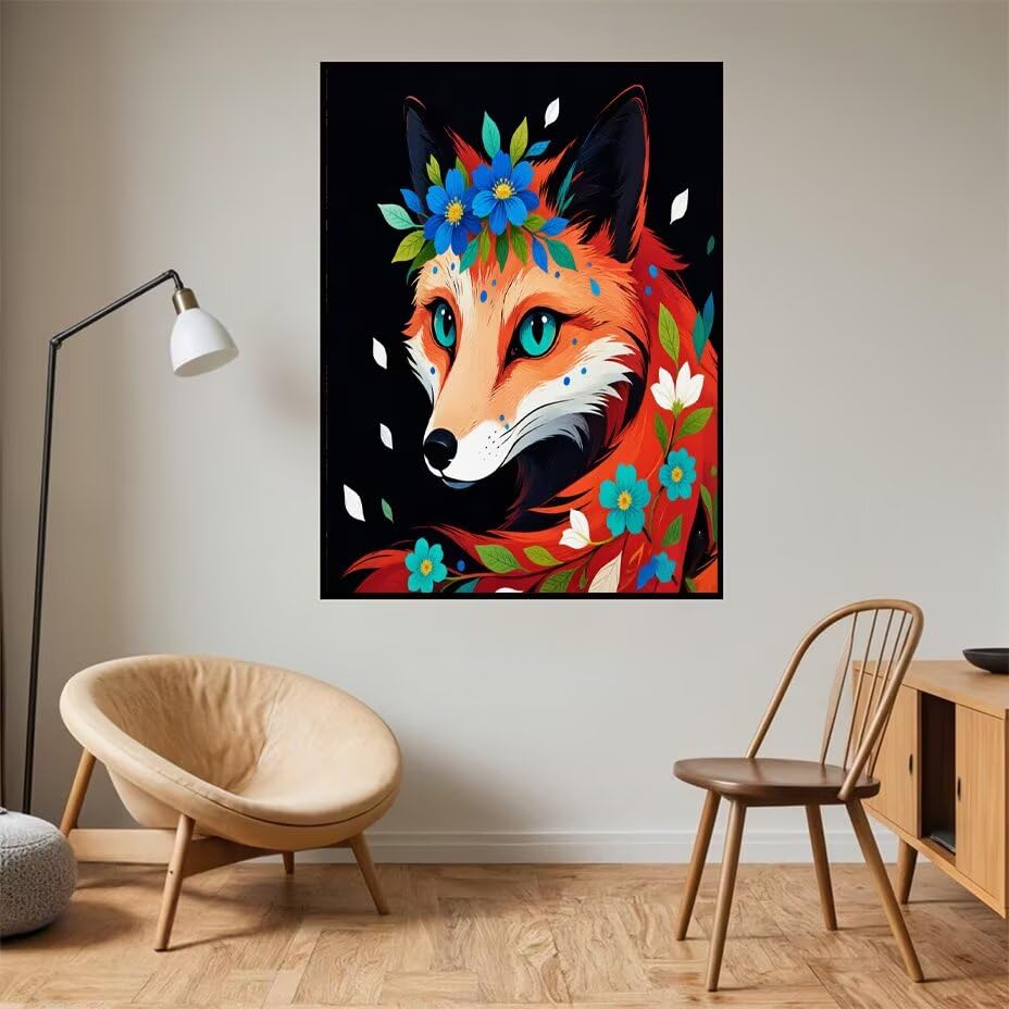 Diamond Painting Kit for Adults Animal Diamond Paintings 35x47 Inch 6-P4F4O