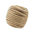 26/28/30mm Jute Twine Heavy Duty Jute Rope Natural Hemp Rope for DIY Arts Crafts Gardening Bundling Home Decorating Cat Scratching Post(30mm,50m/164ft)