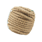 26/28/30mm Jute Twine Heavy Duty Jute Rope Natural Hemp Rope for DIY Arts Crafts Gardening Bundling Home Decorating Cat Scratching Post(30mm,50m/164ft)