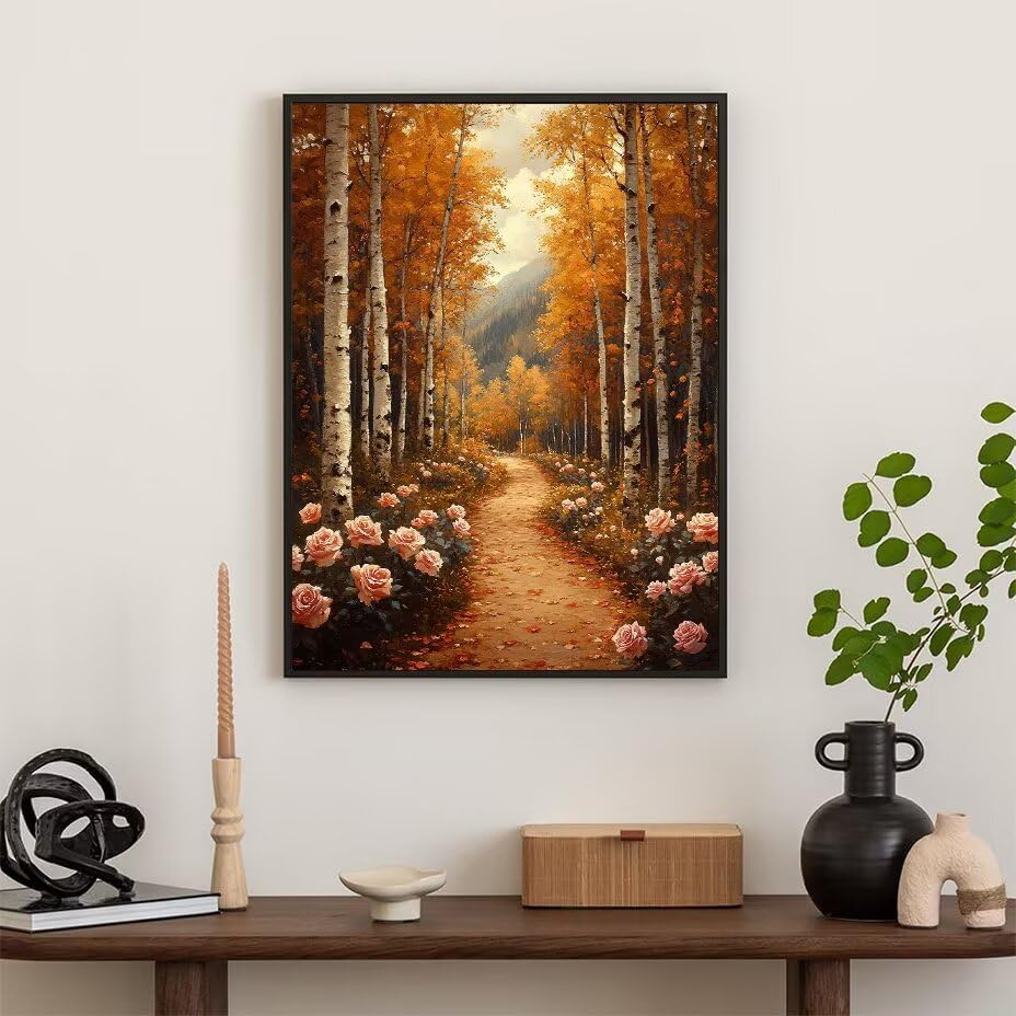 Diamond Painting Kit for Adults Flower Diamond Paintings 35x47 Inch W-S4A8X