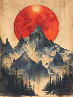 Diamond Art Japan Diamond Painting Landscape Dimond Art Painting for Adults Beginners, 5D Crystal Gem Crafts Mosaic Kits for Adults Hobbies for Women Gifts, Room Decor, 36 x 48 Inch Canvas -zjn2506K8