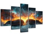 Diamond Painting Kit Book Diamond Art Kits for Adults Fantasy Full Drill Diamond Dots Crystal Rhinestone Gems Arts and Crafts for Home Wall Decor Gifts for Women Teenage Girls 59x118in 5 Panel 0b-100