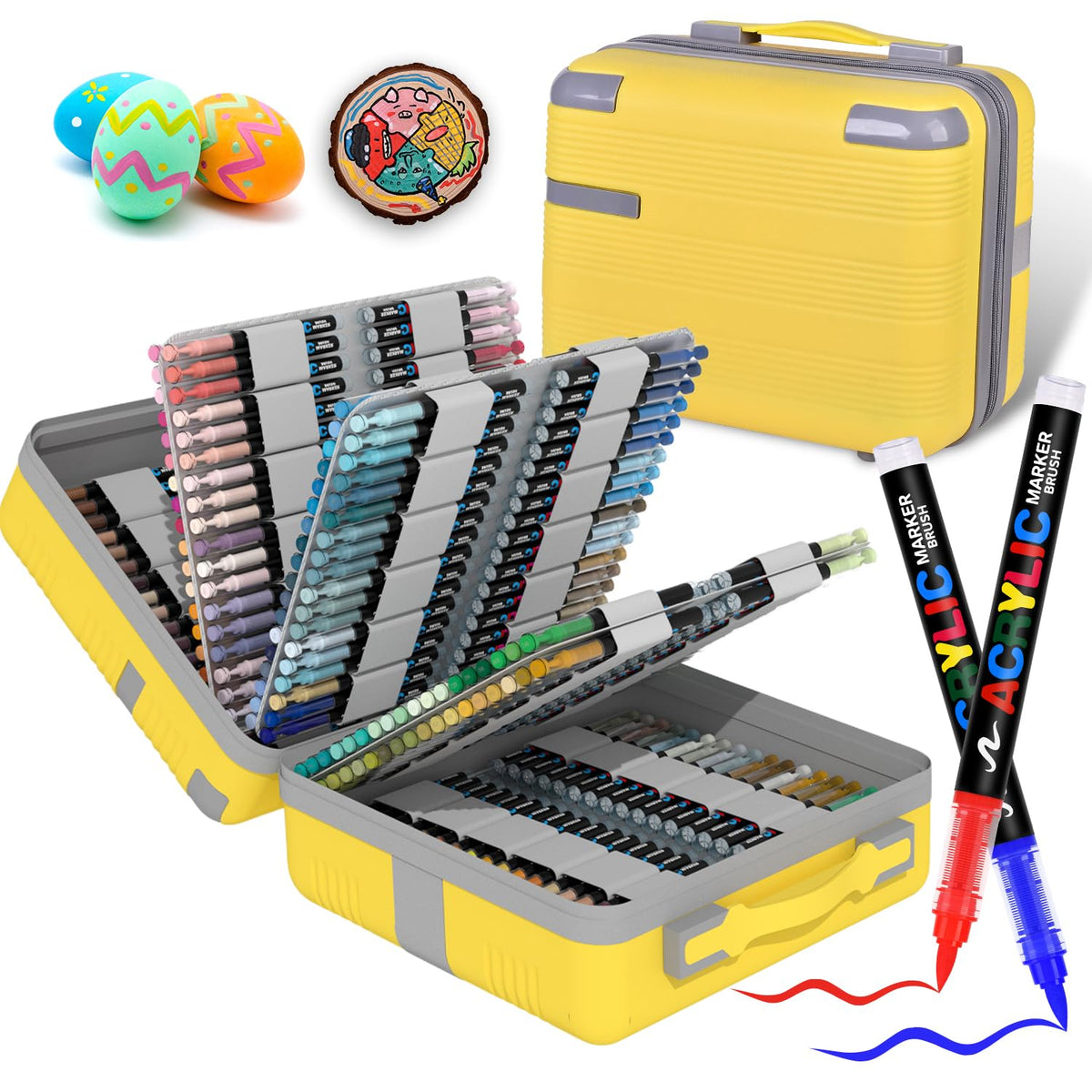 colourmotor 360 Colors Acrylic Paint Markers with Automatic Ink Control