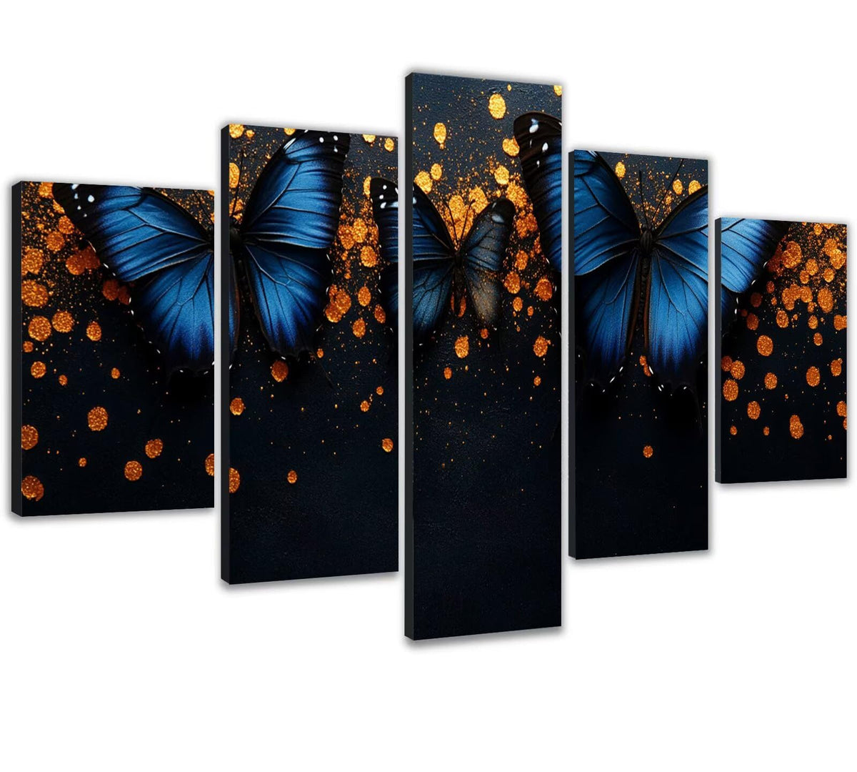 Diamond Painting Kit Butterfly Diamond Art Kits for Adults Fantasy 2 Full Drill Diamond Dots Crystal Gems Arts and Crafts for Home Wall Decor Gifts for Women Teenage Girls 59x118in 5 Panel 0b-1428