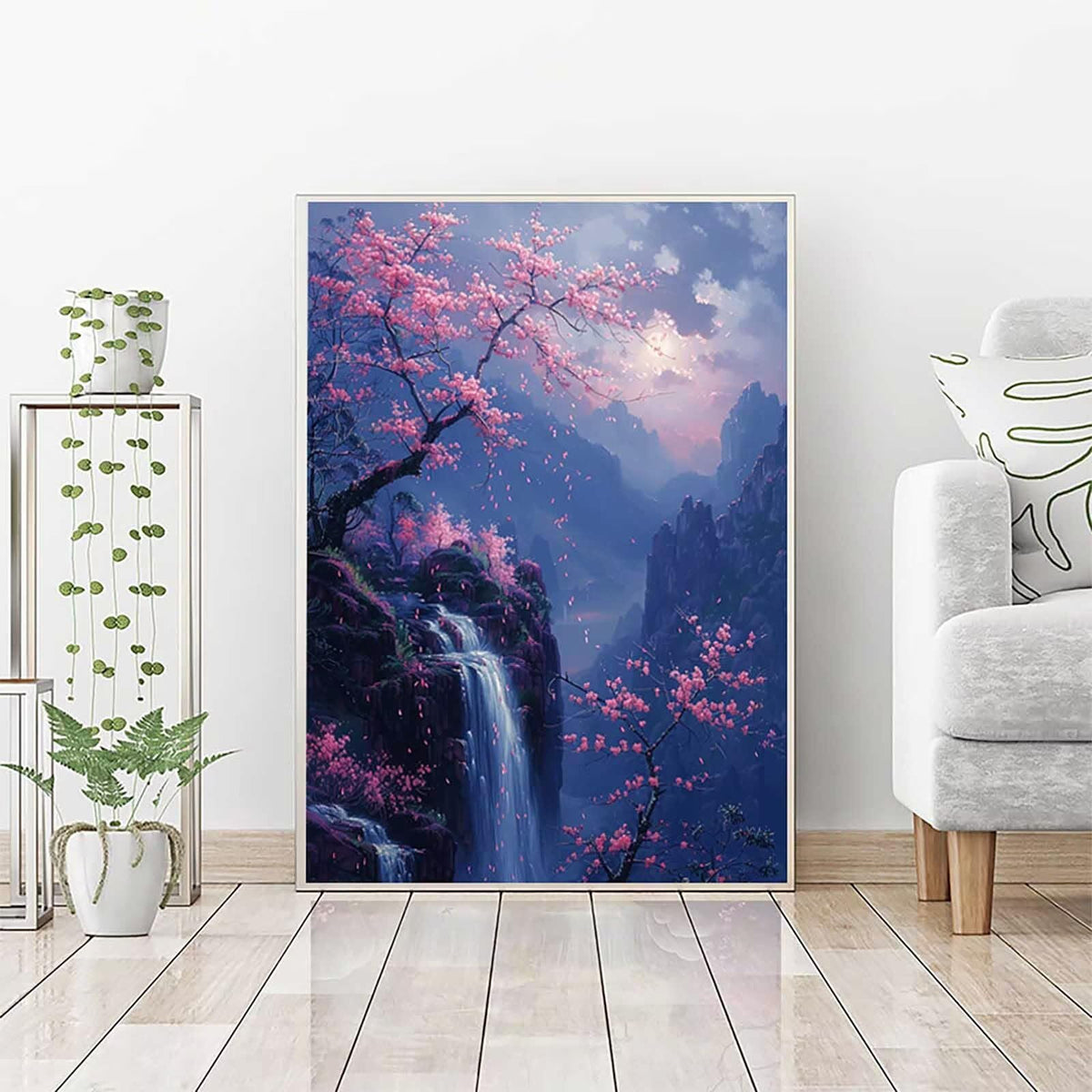 Diamond Art Japan Diamond Painting Fall Dimond Art Painting for Adults Beginners, DIY 5D Crystal Gem Crafts Mosaic Kits for Adults Hobbies for Women Gifts, Room Decor, 36 X 48 Inch Canvas -zjn250673