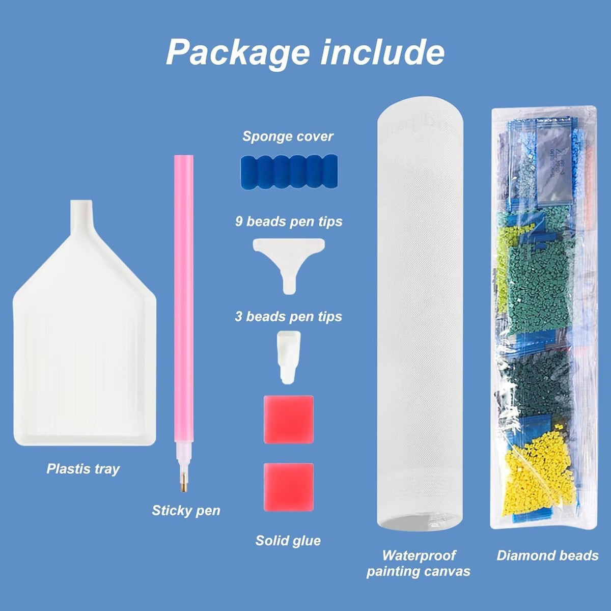 Animal Diamond Painting Kit, Dream Diamond Art Kits for Adults Beginner 5D DIY Full Drill Round Rhinestone Gem Art Crafts for Adults with Complete Tools for Home Decor, Gifts 36x72inch -yym26035Y