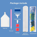 Cactus Diamond Painting Kit, Flower Diamond Art Kits for Adults Beginner 5D DIY Full Drill Round Rhinestone Gem Art Crafts for Adults with Complete Tools for Home Decor, Gifts 36 X 72 Inch -yym26035P