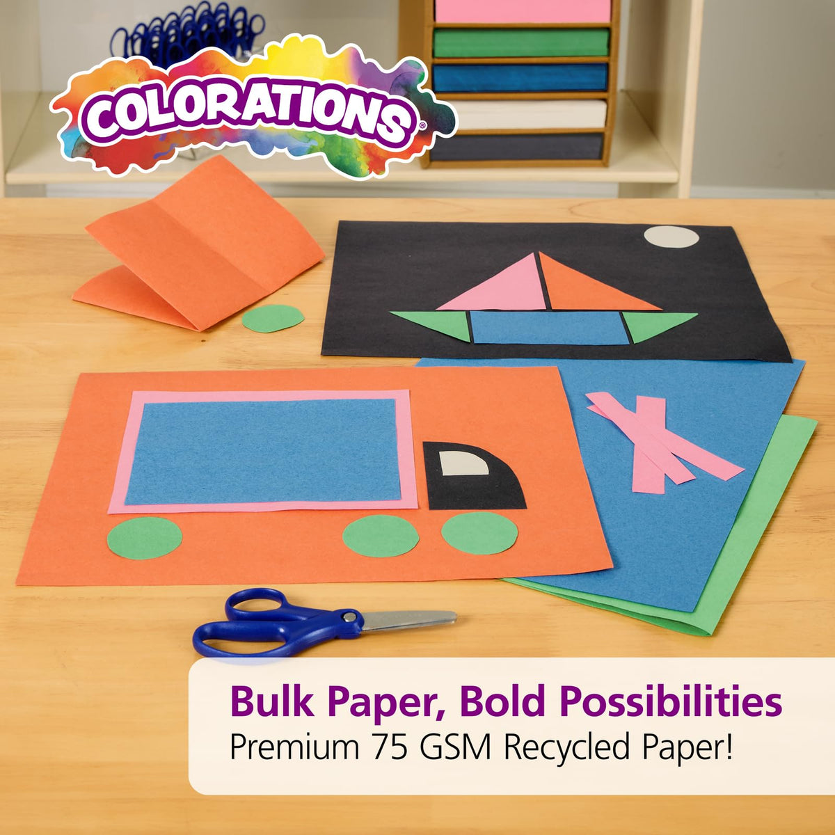 Colorations Lightweight Construction with Organizers, 2,400 Sheets