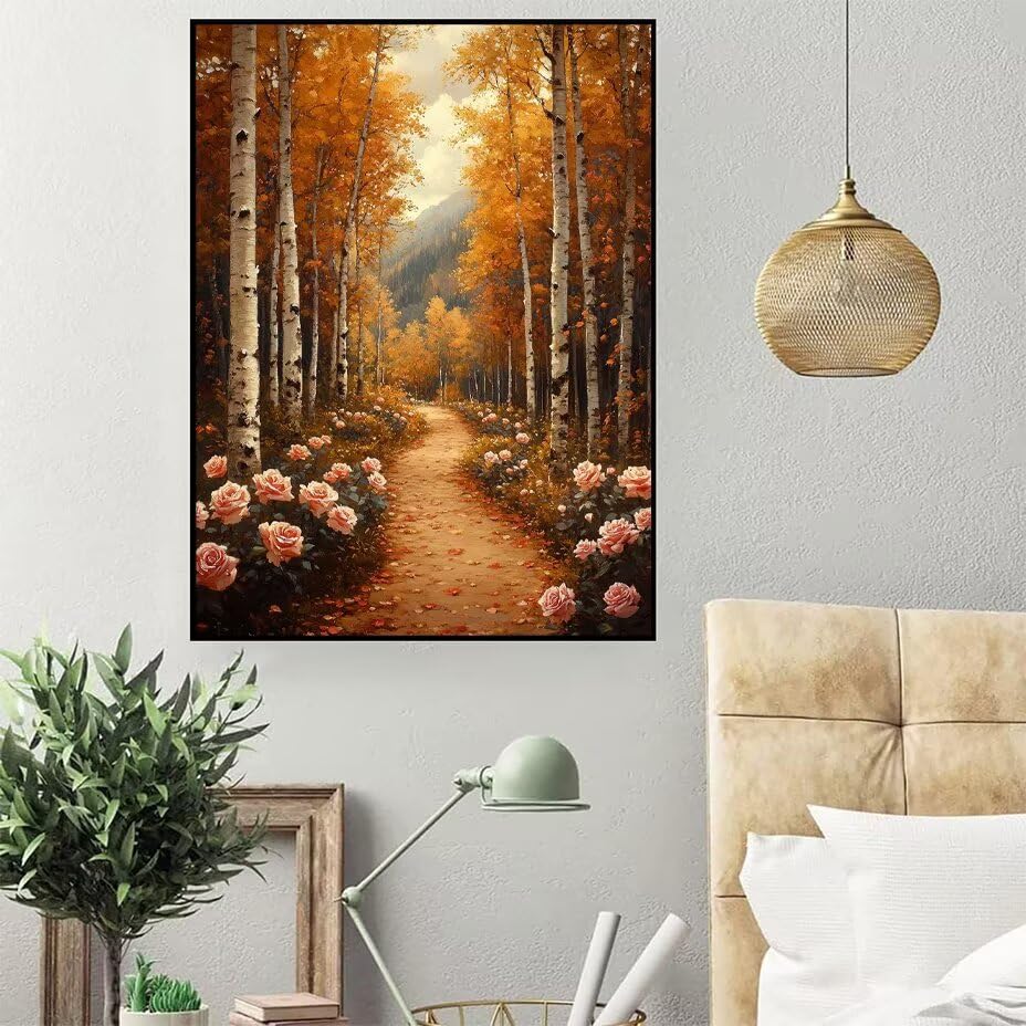 Diamond Painting Kit for Adults Flower Diamond Paintings 35x47 Inch W-S4A8X