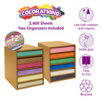 Colorations Lightweight Construction with Organizers, 2,400 Sheets