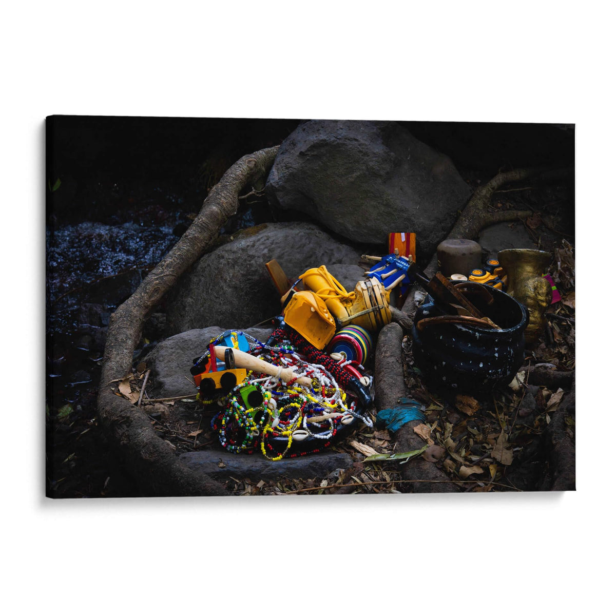 Canvas Lab | Witchcraft by Alan050 | 48 x 32 in | Canvas Print Wall Art | Colorful, Religion and Spirituality, Rustic | Wall Decor for Bedroom, Living Room or Office