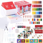 120,000 2.6mm Fuse Beads Kit, 120 Colors PixieBeads 131 pcs with Storage, Pegboards, Iron, Tweezers, Trays, Bead Pen, Mats, Pixel Art Craft Kits for Adults, Teens (All in One)