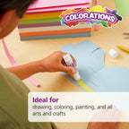Colorations Bright Construction Paper Smart Pack - (Pack of 6)