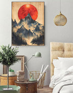 Diamond Art Japan Diamond Painting Landscape Dimond Art Painting for Adults Beginners, 5D Crystal Gem Crafts Mosaic Kits for Adults Hobbies for Women Gifts, Room Decor, 36 x 48 Inch Canvas -zjn2506K8