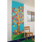 Colorations Arts and Crafts Paper Roll, 36" x 1000', Aqua, Dual Surface, Markers, Wall Art, Bulletin Board Paper, Kids Crafts