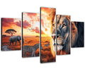 Diamond Painting Kit Animal Diamond Art Kits for Adults Landscape Full Drill Diamond Dots Crystal Gems Arts and Crafts for Home Wall Decor Gifts for Women Teenage Girls 59x118in 5 Panel 0b-1016