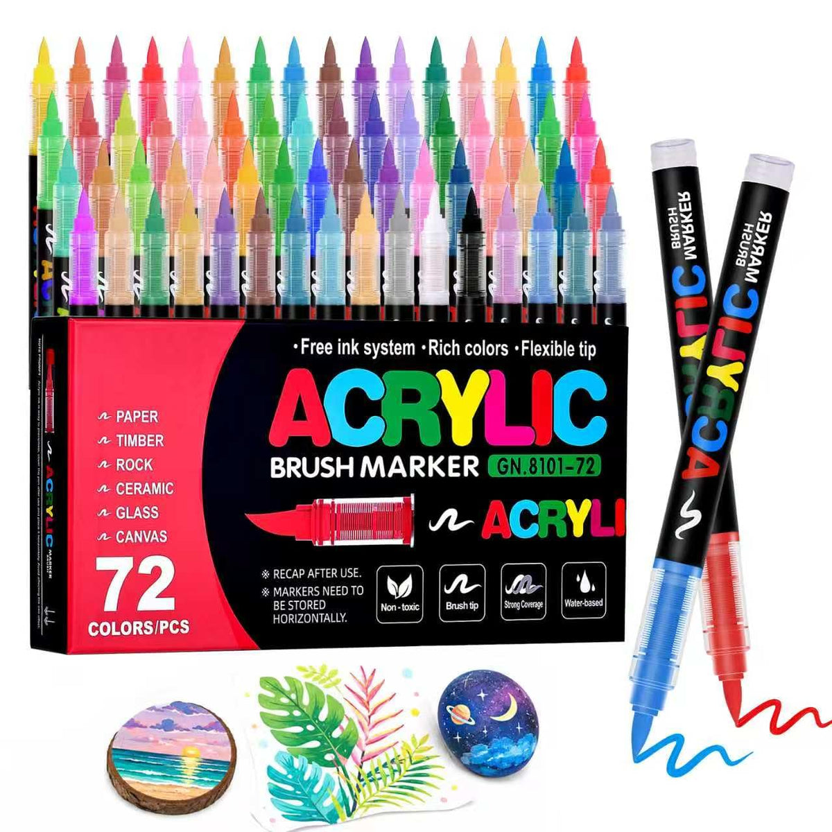colourmotor 360 Colors Acrylic Paint Markers with Automatic Ink Control
