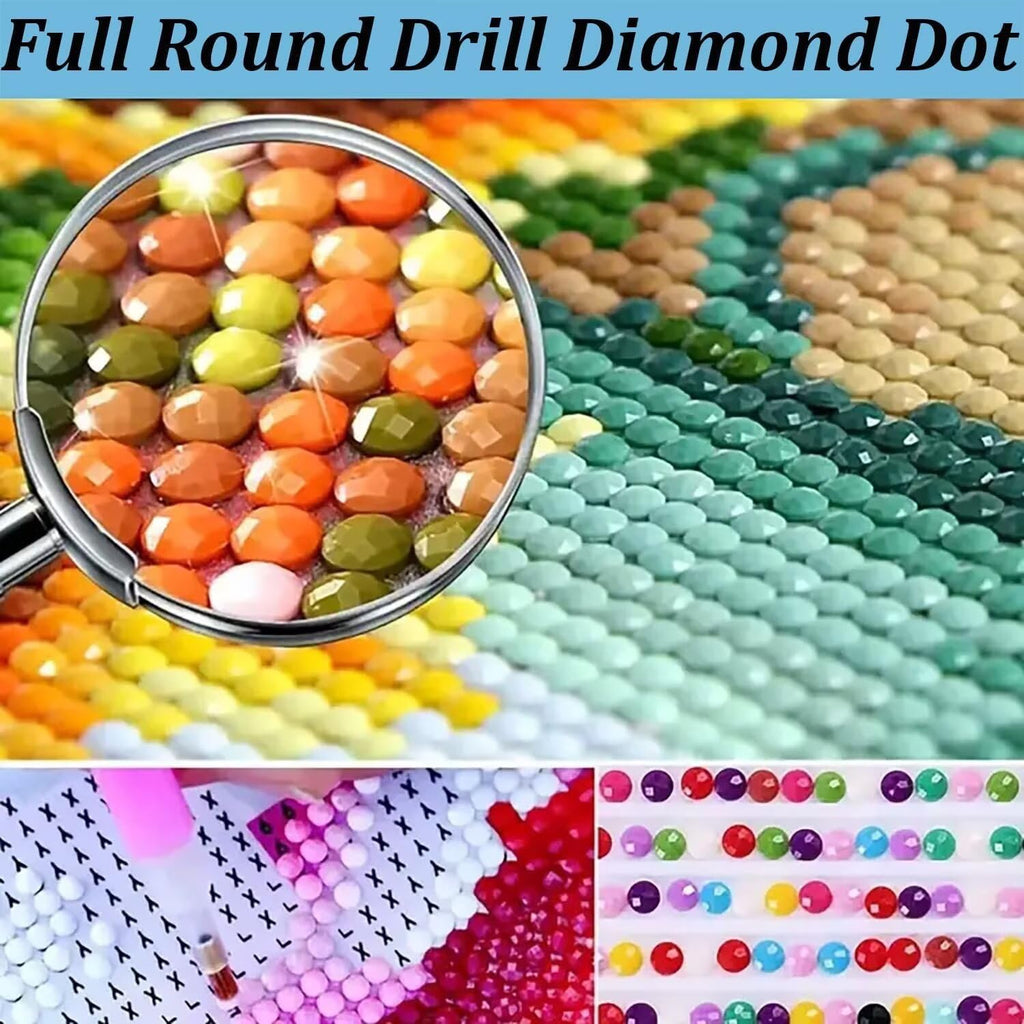 Diamond Art Kits for Adults Rose, 5D Diamond Painting 36x48in, 3-1404