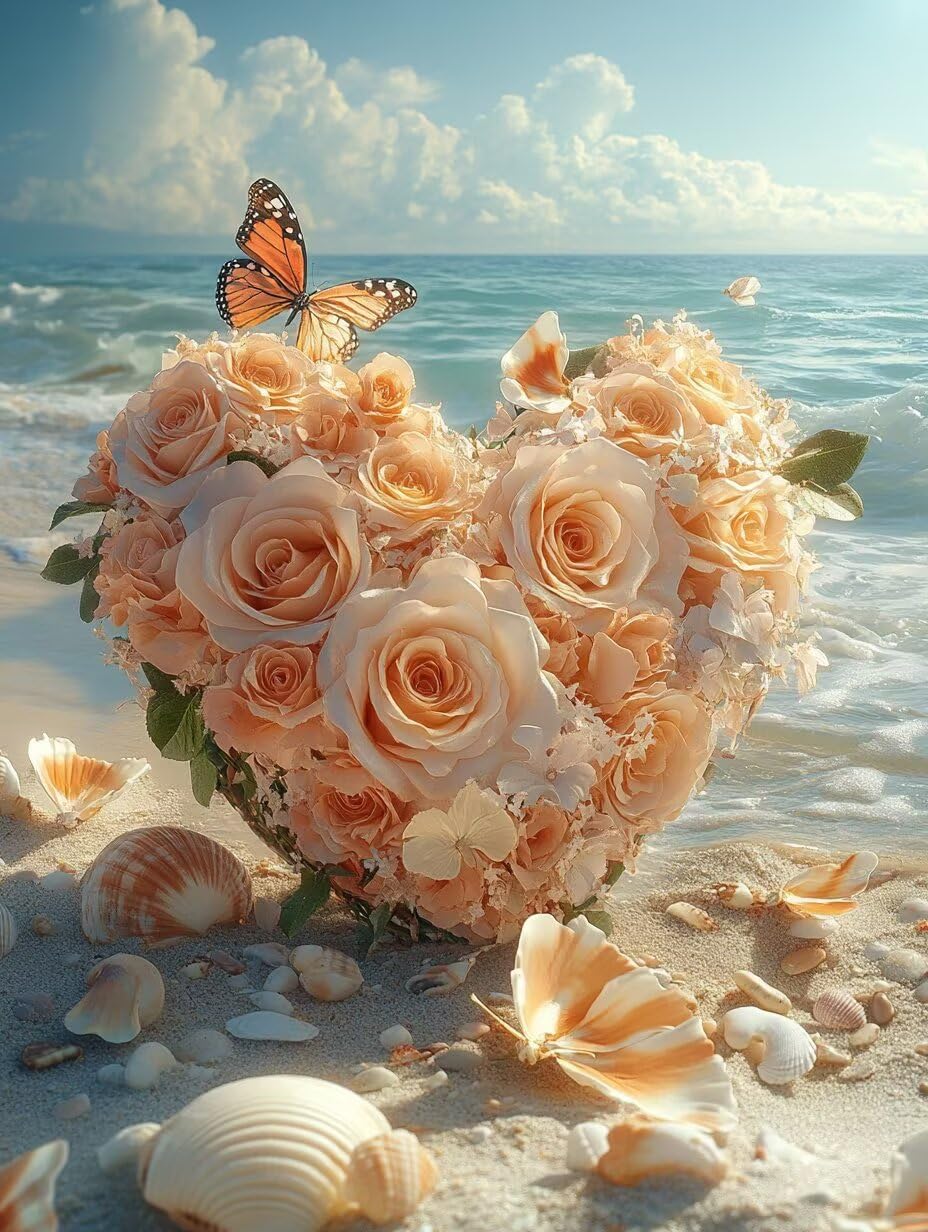 Diamond Painting Kit for Adults Flower Diamond Paintings 35x47 Inch W-S4A8X