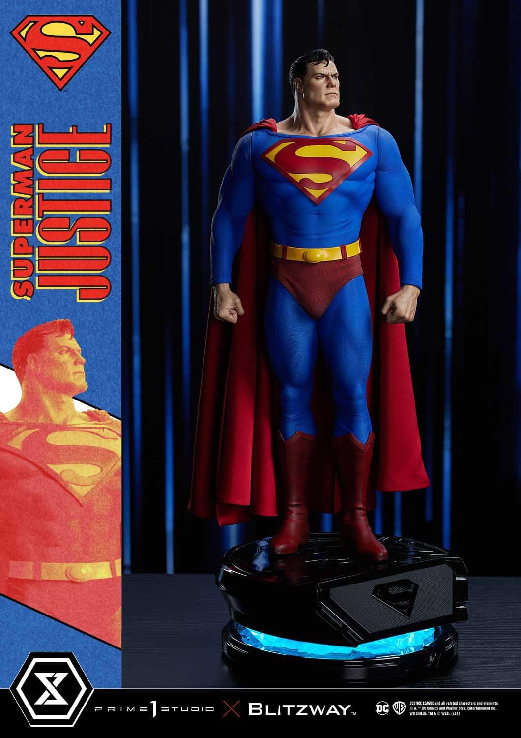 DC Comics Premium Masterline Series 1/4 Superman Justice Comics Statue 57 cm