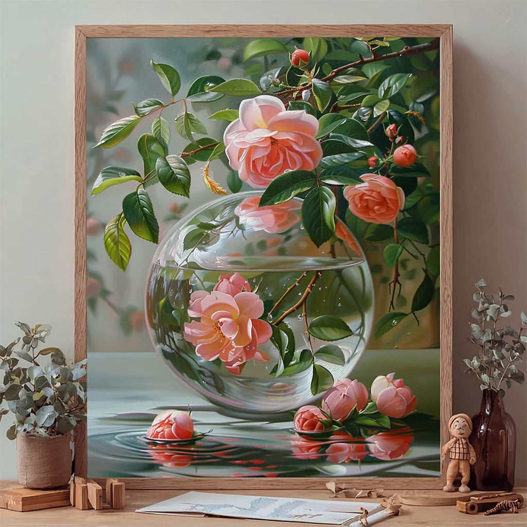 Diamond Art Kits for Adults Rose, 5D Diamond Painting 36x48in, 3-1404