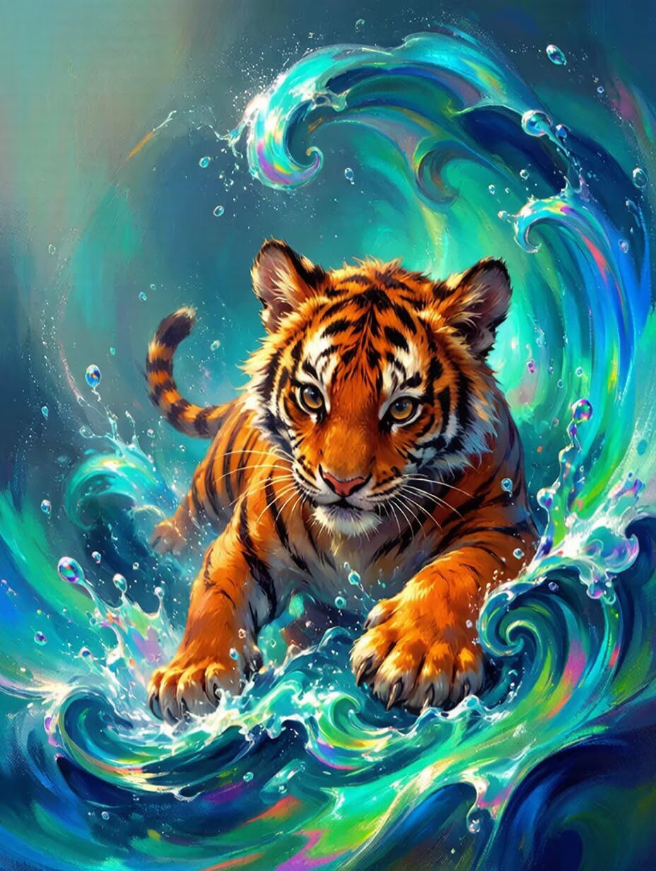 Diamond Painting Kit for Adults Animal Diamond Paintings 35x47 Inch 9-60CH8