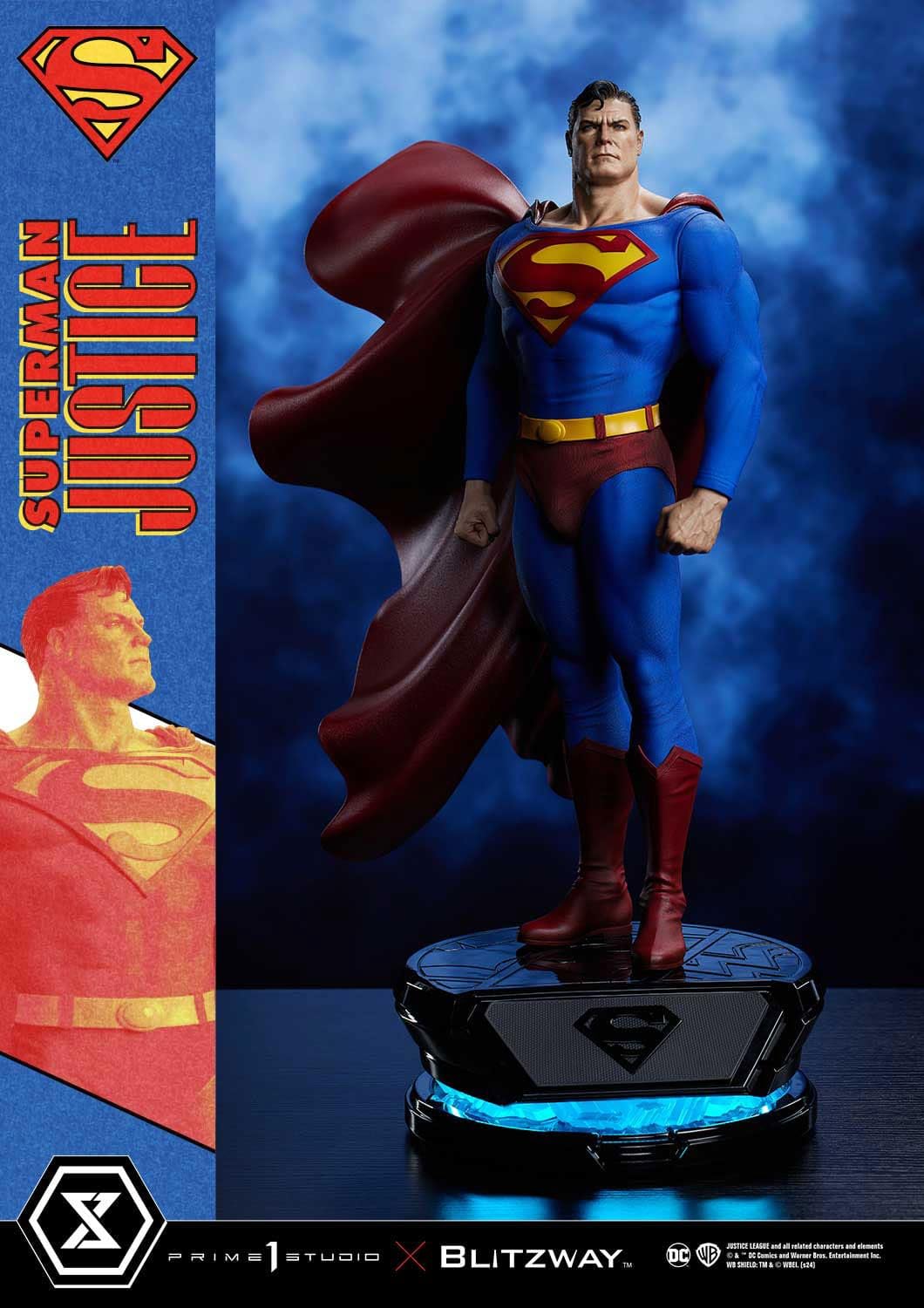 DC Comics Premium Masterline Series 1/4 Superman Justice Comics Statue 57 cm