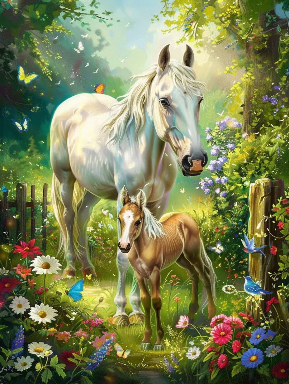 Diamond Art Kits for Adults Animal, 5D Diamond Painting 36x48in, 2-4737