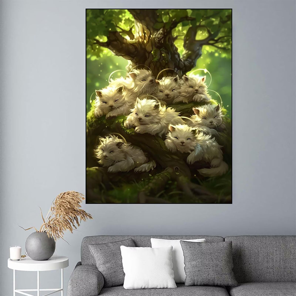 Diamond Art Animal Diamond Painting Forest Dimond Art Painting for Adults Beginners, 5D Crystal Gem Crafts Mosaic Kits for Adults Hobbies for Women Gifts, Room Decor, 36 x 48 Inch Canvas -zjn2506T3
