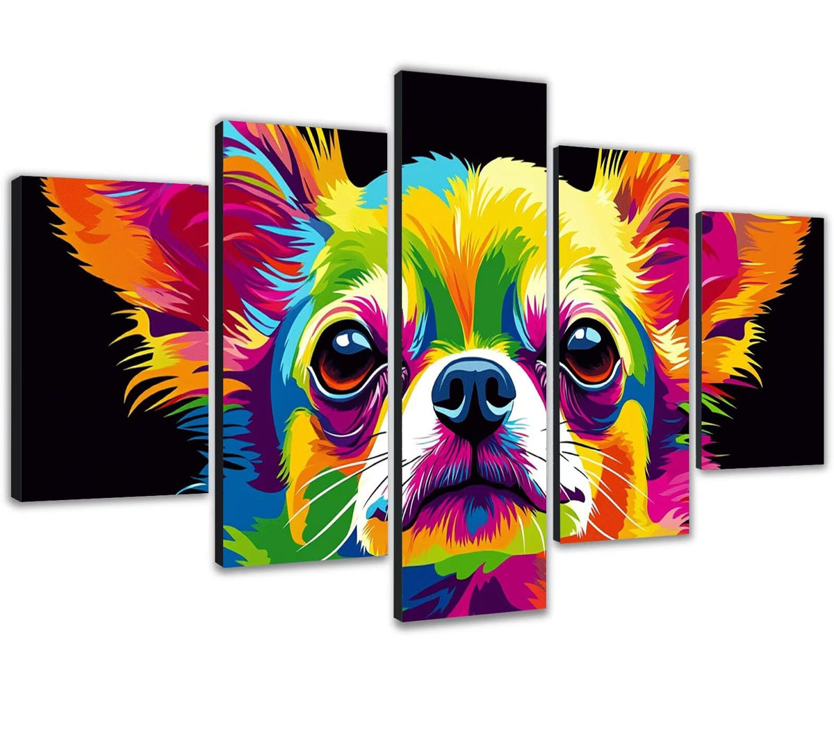 Diamond Painting Kit Animal Diamond Art Kits for Adults Dog Full Drill Diamond Dots Crystal Rhinestone Gems Arts and Crafts for Home Wall Decor Gifts for Women Teenage Girls 59x118in 5 Panel 0b-684