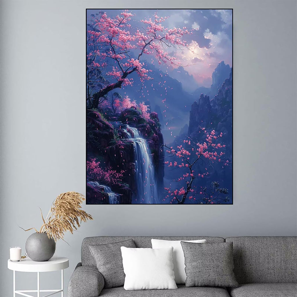 Diamond Art Japan Diamond Painting Fall Dimond Art Painting for Adults Beginners, DIY 5D Crystal Gem Crafts Mosaic Kits for Adults Hobbies for Women Gifts, Room Decor, 36 X 48 Inch Canvas -zjn250673