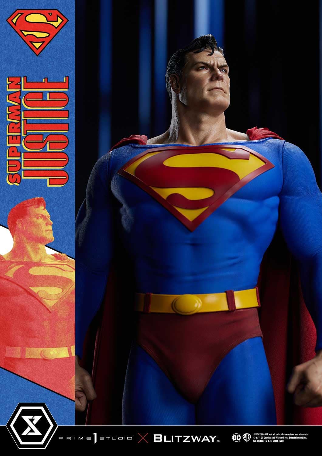 DC Comics Premium Masterline Series 1/4 Superman Justice Comics Statue 57 cm