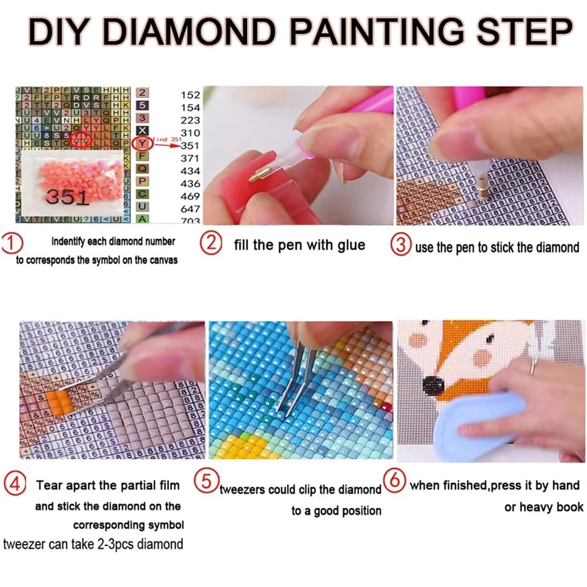 5 Pack Diamond Painting Kits Flower Girl Large Diamond Painting Kits for Adults, Crystal Rhinestone Gems Arts and Crafts, DIY Full Drill Embroidery Paintings, Home Wall Decor 250x150cm/100x60in q-2396