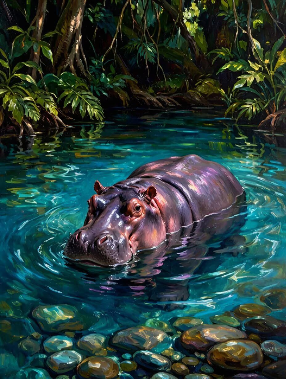 Diamond Painting Kit for Adults Animal Diamond Paintings 35x47 Inch 9-60CH8