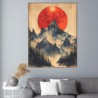 Diamond Art Japan Diamond Painting Landscape Dimond Art Painting for Adults Beginners, 5D Crystal Gem Crafts Mosaic Kits for Adults Hobbies for Women Gifts, Room Decor, 36 x 48 Inch Canvas -zjn2506K8