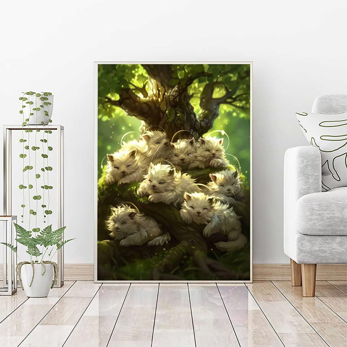 Diamond Art Animal Diamond Painting Forest Dimond Art Painting for Adults Beginners, 5D Crystal Gem Crafts Mosaic Kits for Adults Hobbies for Women Gifts, Room Decor, 36 x 48 Inch Canvas -zjn2506T3