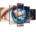 Diamond Painting Kit Fantasy Diamond Art Kits for Adults Eyes 2 Full Drill Diamond Dots Crystal Rhinestone Gems Arts and Crafts for Home Decor Gifts for Women Teenage Girls 59x118in 5 Panel 0b-1108