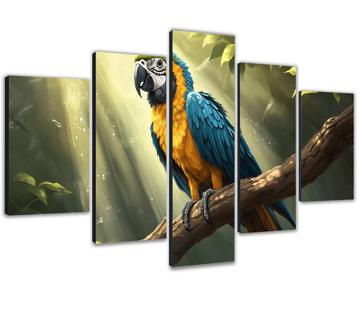 Diamond Painting Kit Bird Diamond Art Kits for Adults Animal Full Drill Diamond Dots Crystal Rhinestone Gems Arts and Crafts for Home Wall Decor Gifts for Women Teenage Girls 59x118in 5 Panel 0b-904
