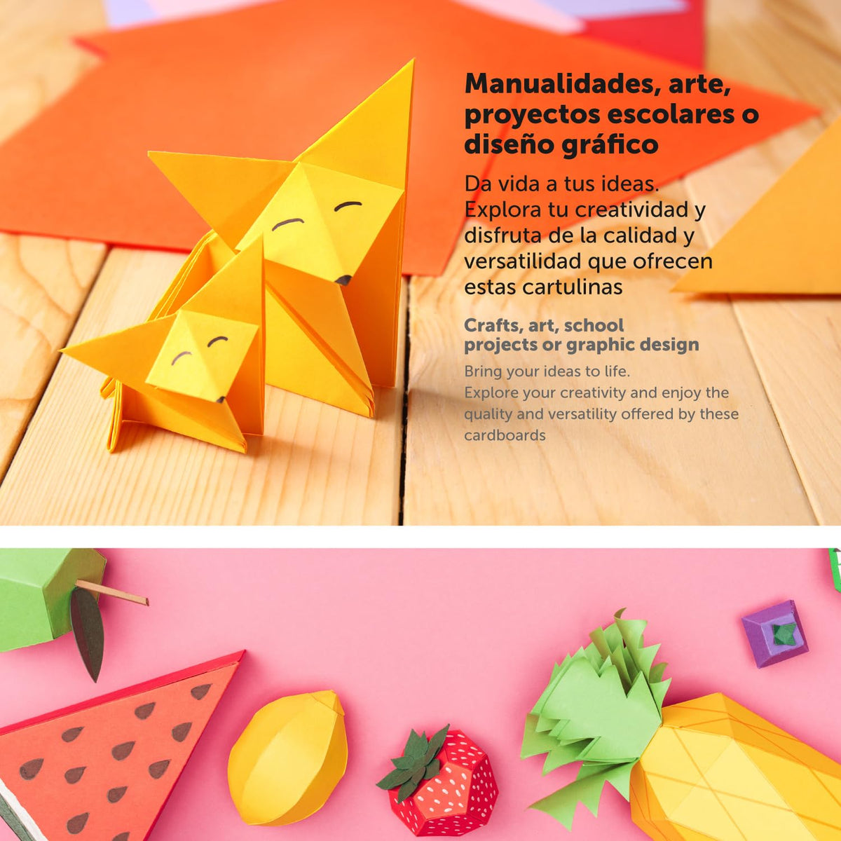 Coloured Cardstock, Large Cardstock 50 x 65 cm Light and Intense Colours, 180 g Coloured Cardstock for Crafts, Creative Designs and Art Projects · m-office (x250 Sheets, Vanilla)